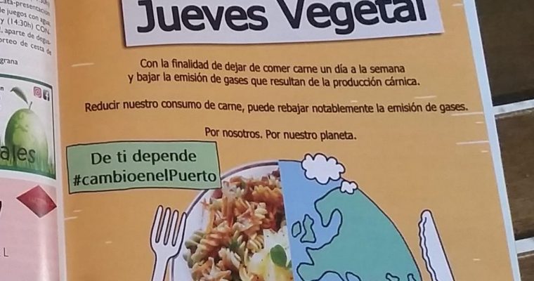 Jueves Vegetal – publicidad en El Boletin en marcha!